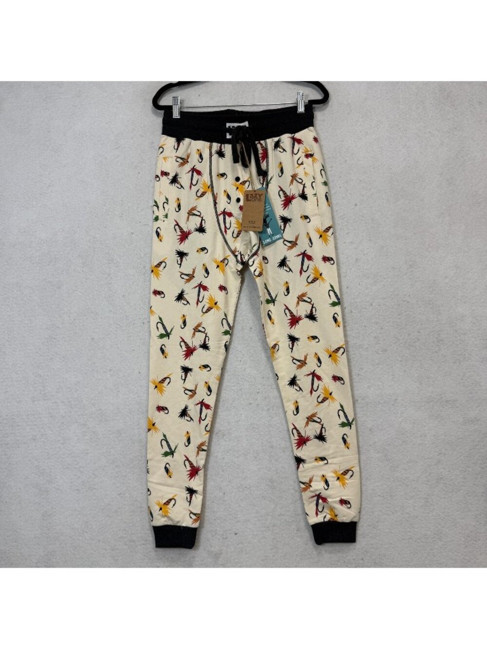 Lazy One Long Johns Mens XS Multicolor Fly Fishing Thermal Underwear Base Layer